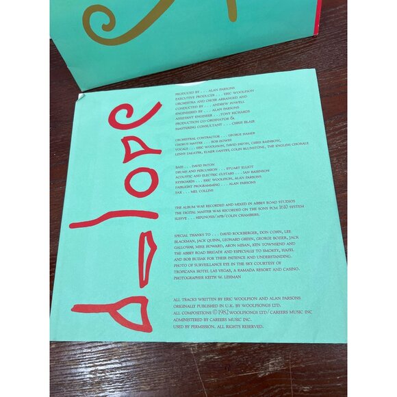 The Alan Parsons Project "Eye In The Sky" Vinyl LP Record 1982 Arista Records Wi - Picture 4 of 4